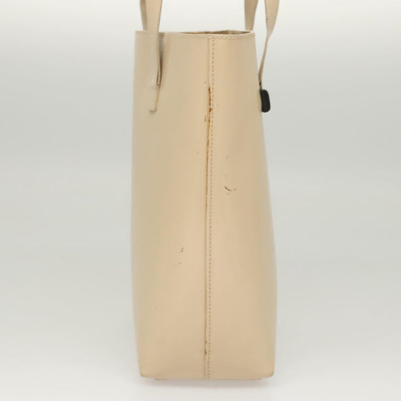 GUCCI Hand Bag Enamel Beige 000 2058 0558 0 Auth bs25058