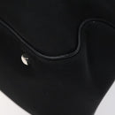 Salvatore Ferragamo Vala Shoulder Bag Nylon Black Silver Auth bs25066-8