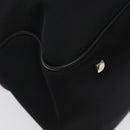 Salvatore Ferragamo Vala Shoulder Bag Nylon Black Silver Auth bs25066-15