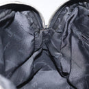 Salvatore Ferragamo Vala Shoulder Bag Nylon Black Silver Auth bs25066-19