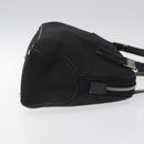 Salvatore Ferragamo Vala Shoulder Bag Nylon Black Silver Auth bs25066-3