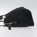 Salvatore Ferragamo Vala Shoulder Bag Nylon Black Silver Auth bs25066-4