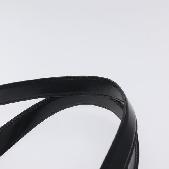 Salvatore Ferragamo Vala Shoulder Bag Nylon Black Silver Auth bs25066