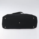 Salvatore Ferragamo Vala Shoulder Bag Nylon Black Silver Auth bs25066-5