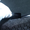 GUCCI Hand Bag Canvas Beige Gold Auth bs25071-12