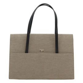 GUCCI Hand Bag Canvas Beige Gold Auth bs25071 - 0