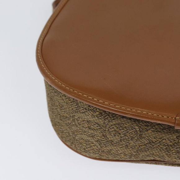 GUCCI Shoulder Bag Leather Brown Gold 007 14 0074 Auth bs25074