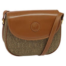 GUCCI Shoulder Bag Leather Brown Gold 007 14 0074 Auth bs25074-1