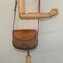 GUCCI Shoulder Bag Leather Brown Gold 007 14 0074 Auth bs25074-21