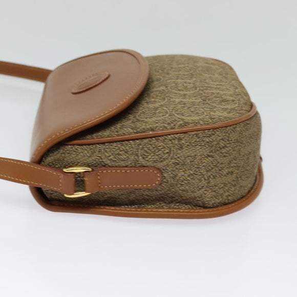 GUCCI Shoulder Bag Leather Brown Gold 007 14 0074 Auth bs25074