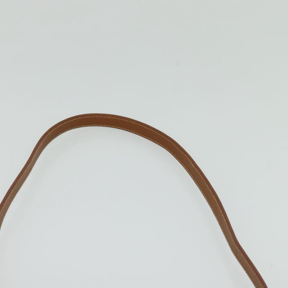 GUCCI Shoulder Bag Leather Brown Gold 007 14 0074 Auth bs25074