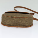 GUCCI Shoulder Bag Leather Brown Gold 007 14 0074 Auth bs25074-5