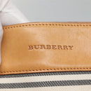 BURBERRY Shoulder Bag Canvas White Silver Auth bs25096-10