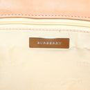 BURBERRY Shoulder Bag Canvas White Silver Auth bs25096-17