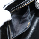 CHANEL V Stitch Shoulder Bag Enamel Black CC Auth bs25102-23