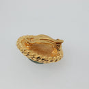 CHANEL Earring metal Gold CC Auth bs25107-11