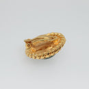 CHANEL Earring metal Gold CC Auth bs25107-4