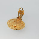 CHANEL Earring metal Gold CC Auth bs25107-6