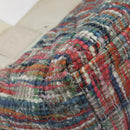 CHANEL Coco Cocoon PM Hand Bag Nylon White Multicolor Silver CC Auth bs25111-17