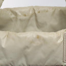 CHANEL Coco Cocoon PM Hand Bag Nylon White Multicolor Silver CC Auth bs25111-9