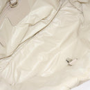 CHANEL Coco Cocoon PM Hand Bag Nylon White Multicolor Silver CC Auth bs25111-10