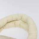 CHANEL Coco Cocoon PM Hand Bag Nylon White Multicolor Silver CC Auth bs25111-8