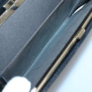 FENDI Zucchino Canvas Long Wallet Black Auth bs25132-11