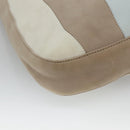 BOTTEGA VENETA Shoulder Bag Leather Beige Silver Auth bs25133-14