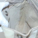 BOTTEGA VENETA Shoulder Bag Leather Beige Silver Auth bs25133-18