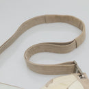 BOTTEGA VENETA Shoulder Bag Leather Beige Silver Auth bs25133-8