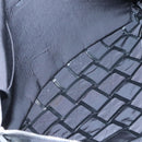 BOTTEGA VENETA Maxi INTRECCIATO Clutch Bag Leather Black Silver Auth bs25134-10