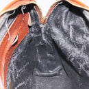 BOTTEGA VENETA Shoulder Bag PVC Black Brown gold Auth bs25135-18