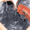 BOTTEGA VENETA Shoulder Bag PVC Black Brown gold Auth bs25135-19