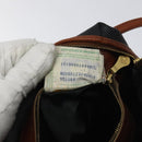 BOTTEGA VENETA Shoulder Bag PVC Black Brown gold Auth bs25135-12