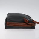 BOTTEGA VENETA Shoulder Bag PVC Black Brown gold Auth bs25135-3