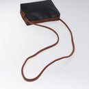 BOTTEGA VENETA Shoulder Bag PVC Black Brown gold Auth bs25135-7