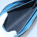 FENDI Celeria Clutch Bag Leather Black Auth bs25137-10