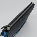 FENDI Celeria Clutch Bag Leather Black Auth bs25137-5