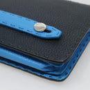 FENDI Celeria Clutch Bag Leather Black Auth bs25137-7