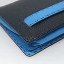 FENDI Celeria Clutch Bag Leather Black Auth bs25137-14