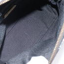 FENDI Hand Bag Leather Black Gold Auth bs25138-11