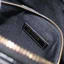 FENDI Hand Bag Leather Black Gold Auth bs25138-12