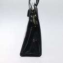 Salvatore Ferragamo Shoulder Bag Enamel Black Gold Auth bs25142-3