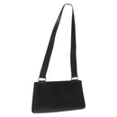 Salvatore Ferragamo Shoulder Bag Leather Black Silver Auth bs25143-1