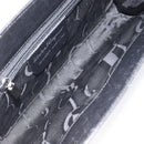 Salvatore Ferragamo Shoulder Bag Leather Black Silver Auth bs25143-11