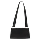 Salvatore Ferragamo Shoulder Bag Leather Black Silver Auth bs25143-2