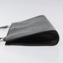 Salvatore Ferragamo Shoulder Bag Leather Black Silver Auth bs25143-4