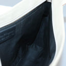 Salvatore Ferragamo Shoulder Bag Canvas Beige Silver Auth bs25144-17