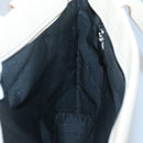 Salvatore Ferragamo Shoulder Bag Canvas Beige Silver Auth bs25144-18