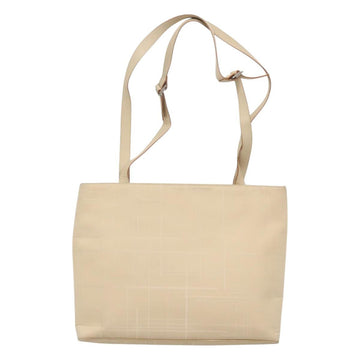 Salvatore Ferragamo Shoulder Bag Canvas Beige Silver Auth bs25144 - 0